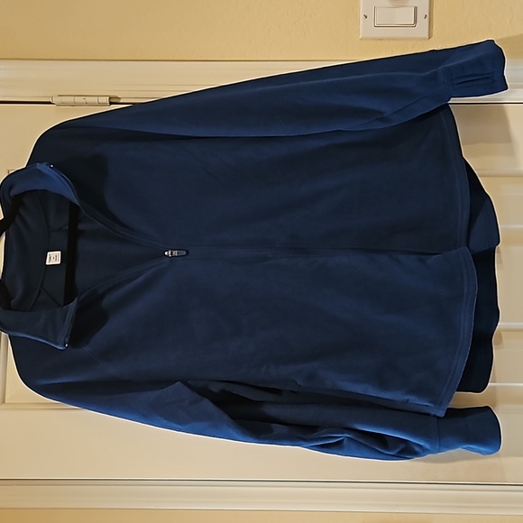 Teal Blue Fleece Old Navy Active Zipper Jacket Size XXL - Picture 2 of 10